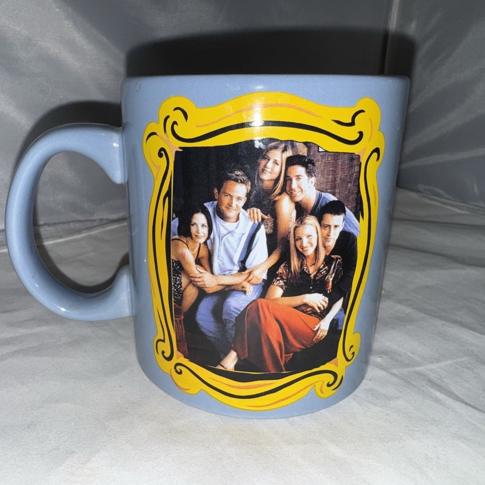 Friends The TV Series Cast Coffee Tea Mug Cup Large 20 Oz 4.25" Tall‎ Rare